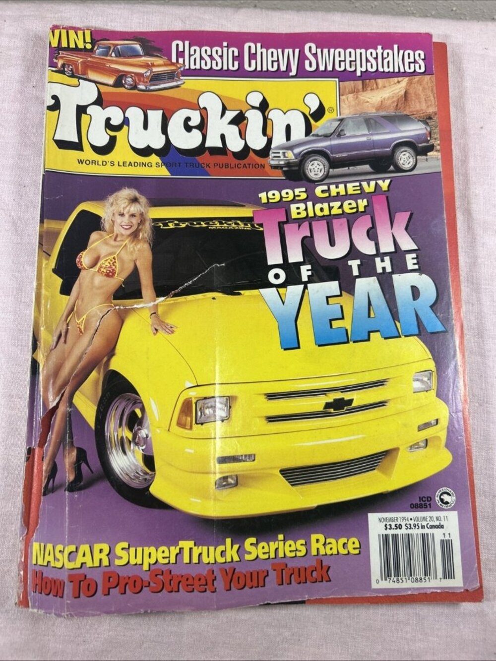 Truckin' Magazine November 1994 (Truck Of The Year, Super Trucks)